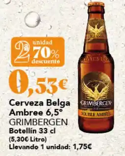 Gadis Grimbergen cerveza belga ambree oferta