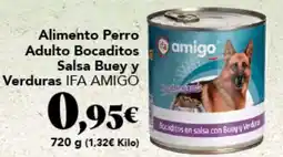 Gadis ifa amigo Alimento Perro Adulto Bocaditos Salsa Buey y Verduras oferta
