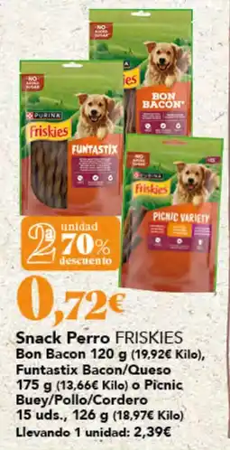 Gadis Friskies snack perro oferta