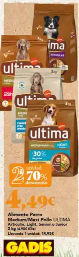 Gadis ultima Alimento Perro Medium/Maxi Pollo oferta