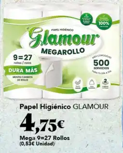 Gadis Glamour papel higiénico megarollo oferta