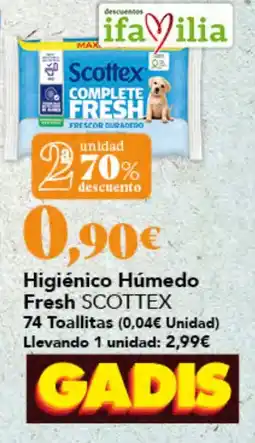 Gadis Scottex complete fresh oferta