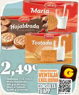 Gadis Cuétara María Hojaldrada Tostada oferta