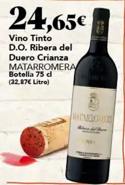 Gadis Matarromera vino tinto d.o. ribera del duero crianza oferta