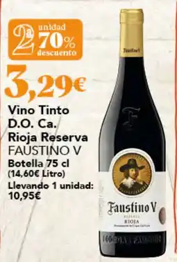 Gadis Faustino V Vino Tinto oferta