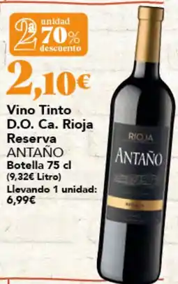 Gadis Antaño vino tinto oferta