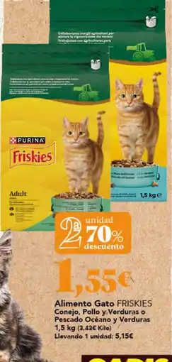 Gadis Friskies Alimento Gato oferta