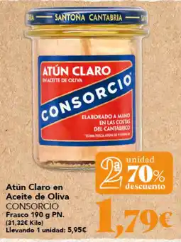 Gadis Consorcio atún claro en aceite de oliva oferta