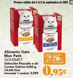 Gadis Gourmet - alimento gato mon petit oferta