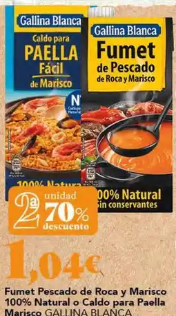 Gadis Gallina blanca - fumet pescado de roca y marisco 100% natural o caldo para paella marisco oferta