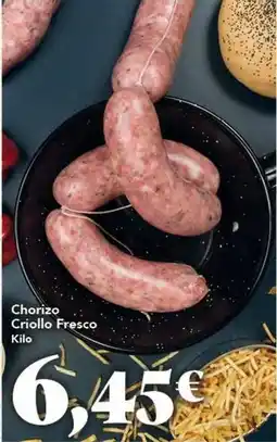 Gadis Chorizo criollo fresco oferta