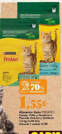 Gadis Purina - alimento gato friskies oferta