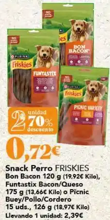 Gadis Purina - snack perro friskies oferta