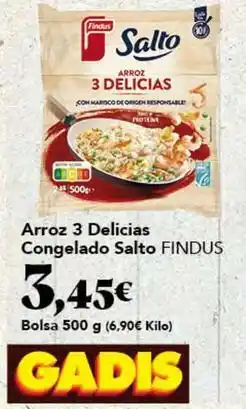Gadis Findus - arroz 3 delicias congelado oferta