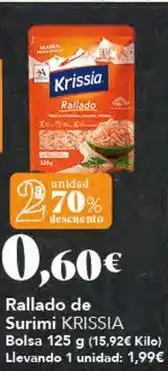 Gadis Krissia - rallado de surimi oferta