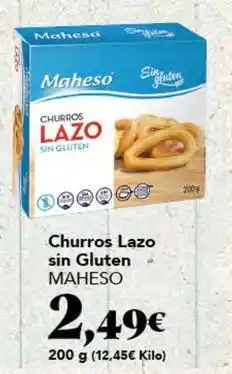 Gadis Maheso - churros lazo sin gluten oferta