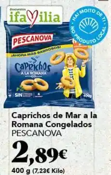 Gadis Pescanova - caprichos de mar a la romana congelados oferta