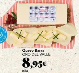 Gadis Oro del valle - queso barra oferta