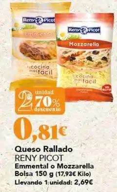 Gadis Reny picot - queso rallado oferta