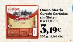 Gadis Ifa eliges - queso mezcla curado cortadas sin gluten oferta
