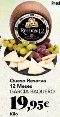 Gadis García baquero - queso reserva 12 meses oferta