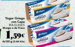 Gadis Ifa eliges - yogur griego con capa mango o de fresa oferta