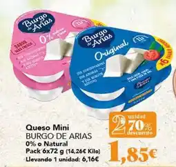 Gadis Burgo de arias - queso mini oferta