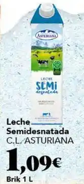 Gadis La asturiana - leche semidesnatada oferta