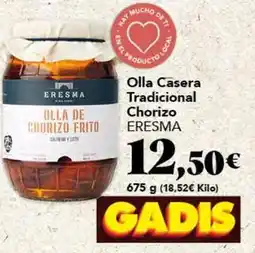 Gadis Eresma - olla casera tradicional chorizo oferta