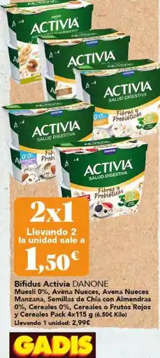 Gadis Danone - bífidus activia oferta