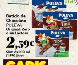 Gadis Puleva - batido de chocolate original, zero o sin lactosa oferta