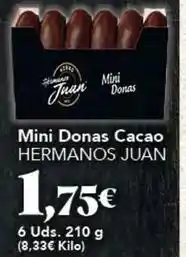 Gadis Hermanos juan - mini donas cacao oferta