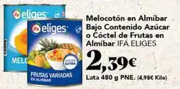 Gadis Ifa eliges - melocotón en almíbar bajo contenido azúcar o coctel de frutas en almíbar oferta