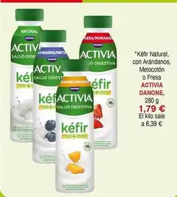 Masymas Activia - kefir natural, con arandanos, melocoton o fresa oferta