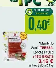 Masymas Santa teresa - membrillo oferta