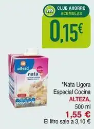 Masymas Alteza - nata ligera especial cocina oferta