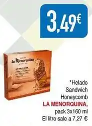 Masymas La menorquina - sandwich honeycomb oferta