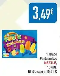 Masymas Nestlé - helado fantasmikos oferta