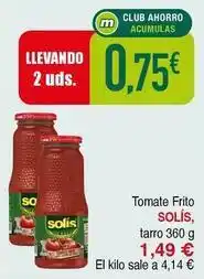 Masymas Solís - tomate frito oferta
