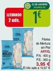 Masymas Artic - filetes de merluza sin piel oferta