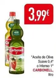 Masymas Carbonell - aceite de oliva suave 0,4 o intenso 1 oferta