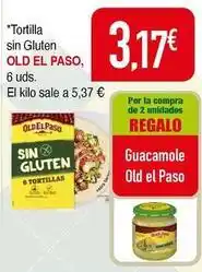 Masymas Old el paso - tortilla sin gluten oferta