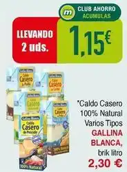 Masymas Gallina blanca - caldo casero 100% natural varios tipos oferta
