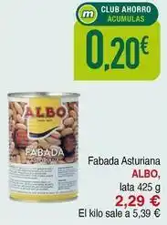 Masymas Albo - fabada asturiana oferta