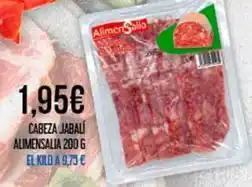 Claudio Cabeza jabalí alimensalia oferta