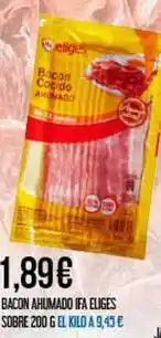 Claudio Eliges - bacon ahumado ifa oferta