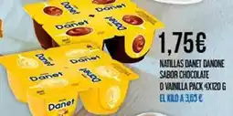 Claudio Danone - natillas danet sabor chocolate o vanilla oferta