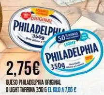 Claudio Philadelphia - queso original o light tarrina oferta
