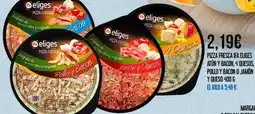 Claudio Eliges - pizza fresca la queso atun y acado + queso oferta