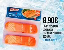 Claudio Pescanova - lomos de salmon congelados oferta